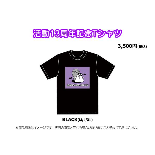 活動13周年記念Tシャツ