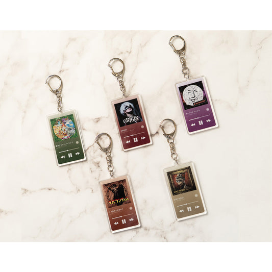 【NEW‼】ミュージックプレイヤー風アクリルキーホルダー