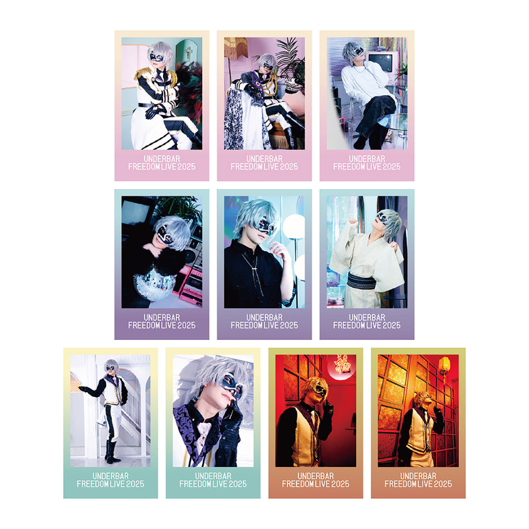 フリーダムLIVE2025 チェキ風カードセット（10種2枚セット・サイン入りあたり付き）